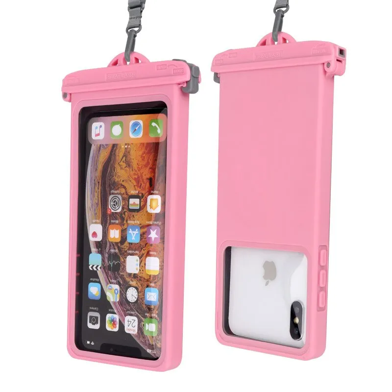 Anti-falling Waterproof Swimming Phone Case Holder Underwater Snowproof Touchscreen 6.9inch