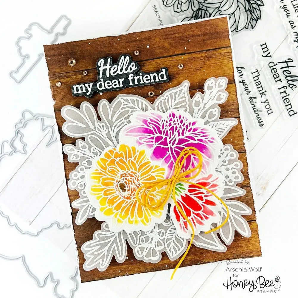 Beautiful Blooms - 6x8 Stamp Set