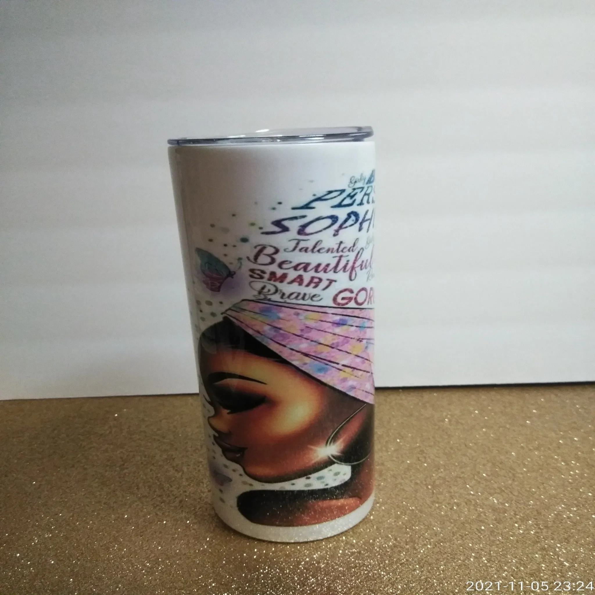 Black History-Beautiful Woman *Tumbler