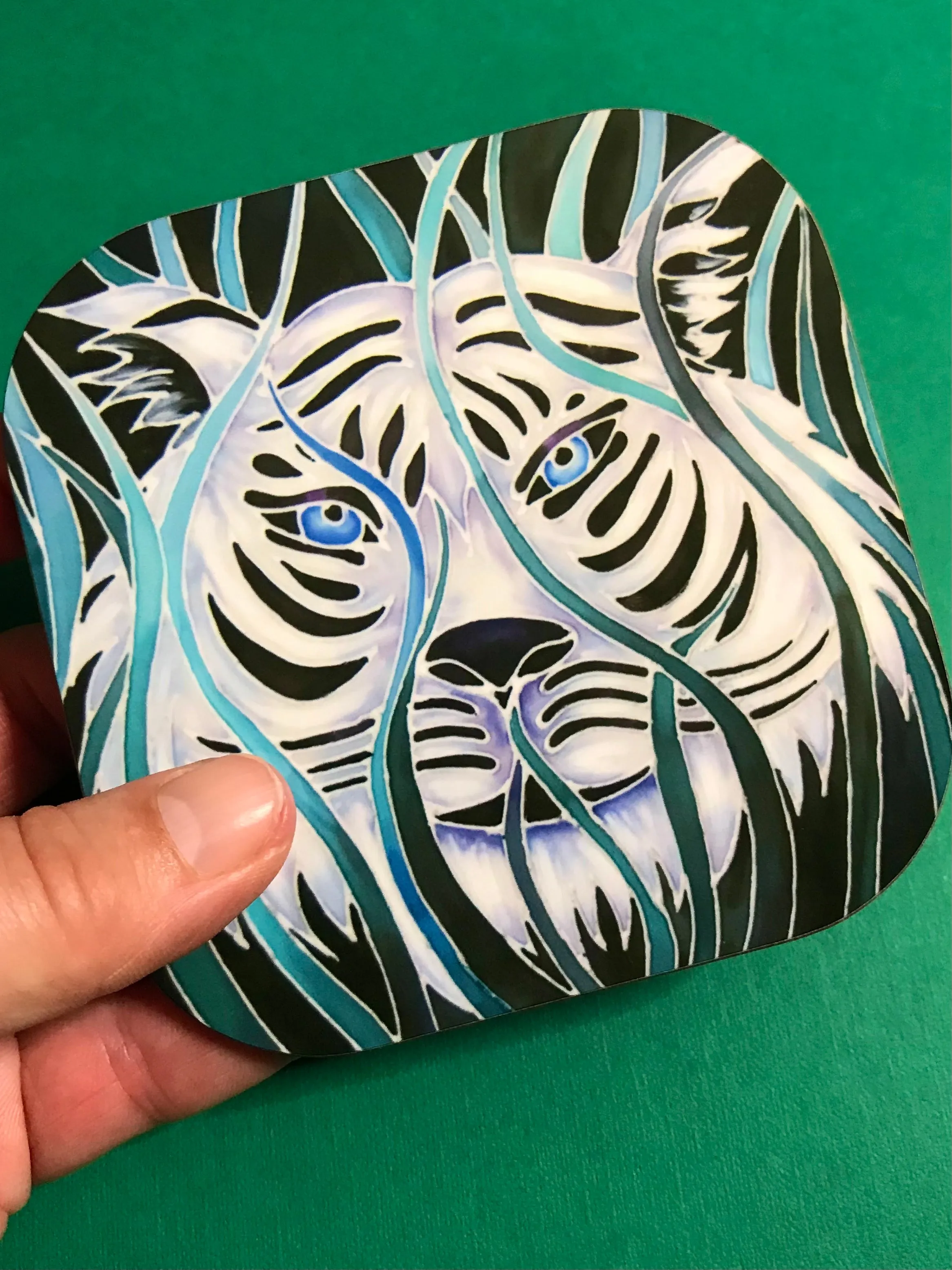 Cool White Tiger Mug and Coaster - Extra Large & Regular Mug Sizes Dolphin Lovers Mug Gift Box Set -