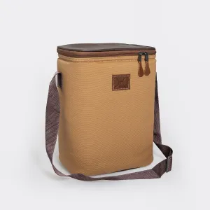 Corporate Long Tom Wine Cooler Canvas & Leather Hard Plastic Inner