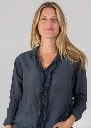 CP Shades Ink Ruffle Shirt