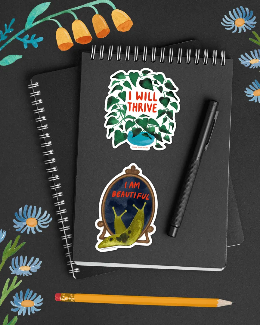 I Am Beautiful Sticker