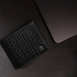 Italian Chatai | Men's Genuine Leather Wallet | Color: Black