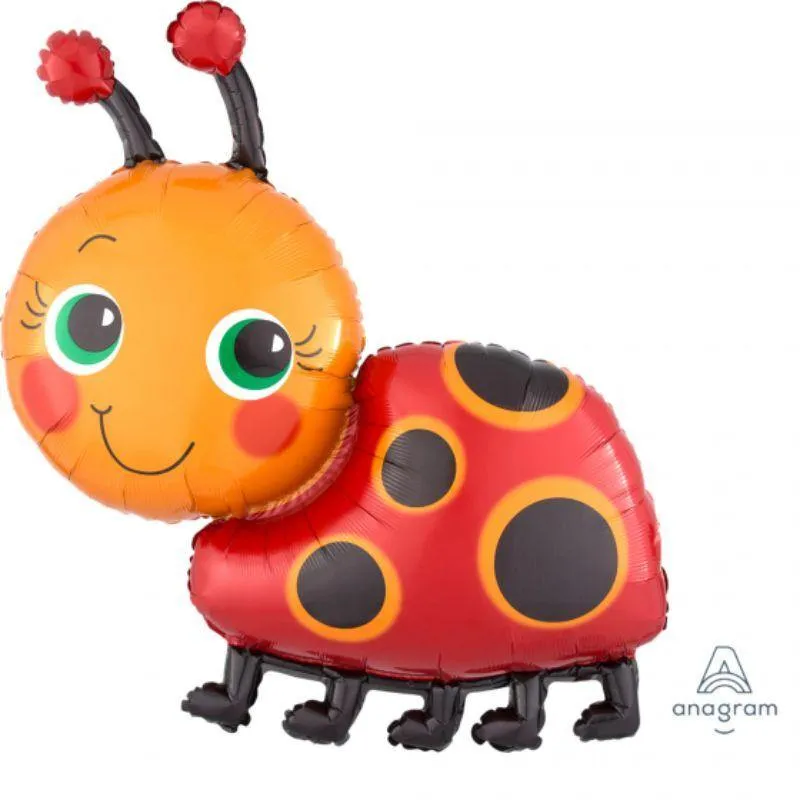 Miss Lady Bug Foil Balloon - 71cm