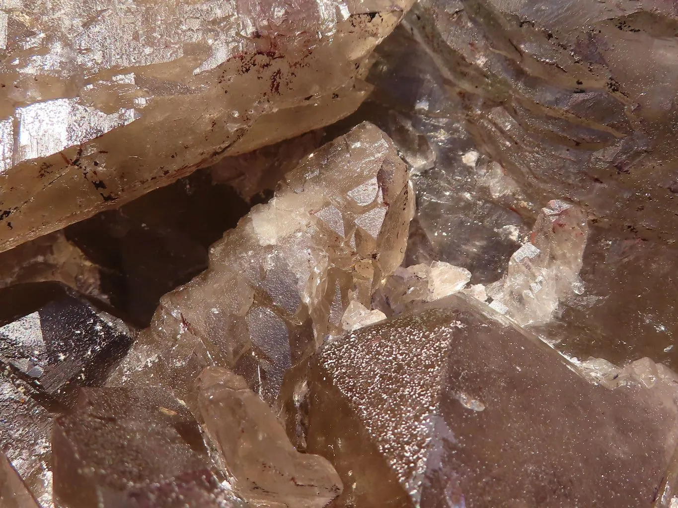 Natural Large Smokey Quartz Cluster x 1 From Mulanje, Malawi