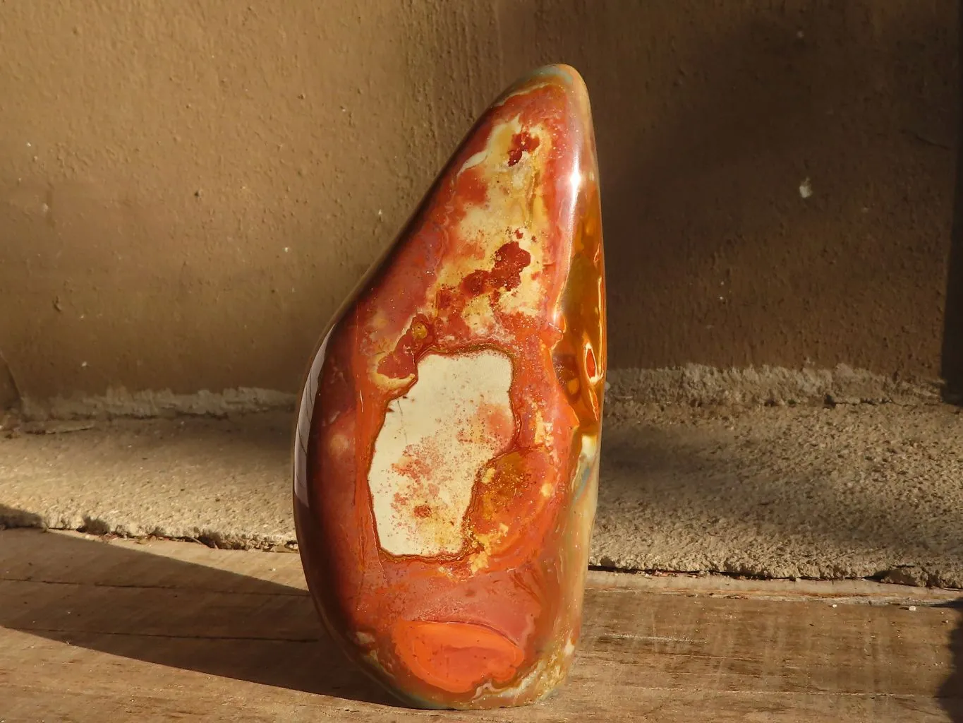 Polished Polychrome / Picasso Jasper Display Piece  x 1 From Mahajanga, Madagascar