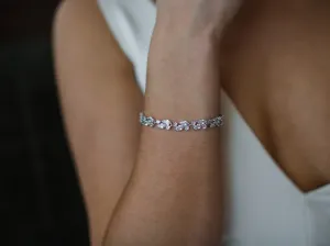 Sabrina - Unique Crystal Bridal Bracelet
