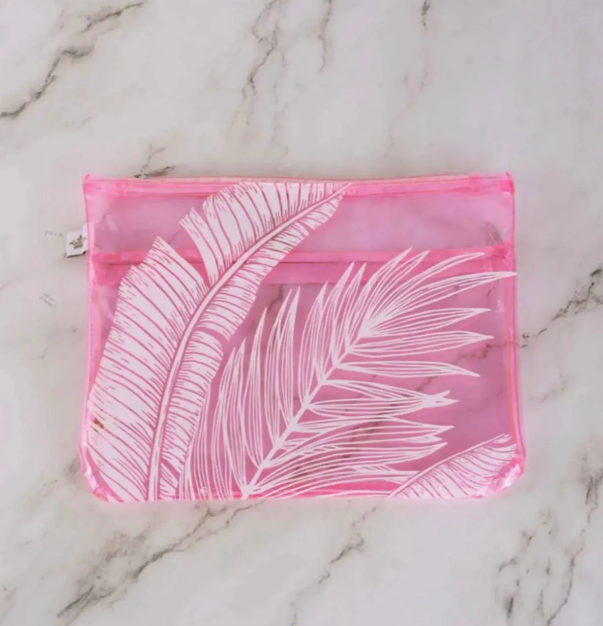 Wet / Dry Pouch - Palm Leaves